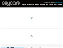 Tablet Screenshot of gsycars.com